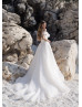 Off Shoulder Ivory Organza Stunning Wedding Dress